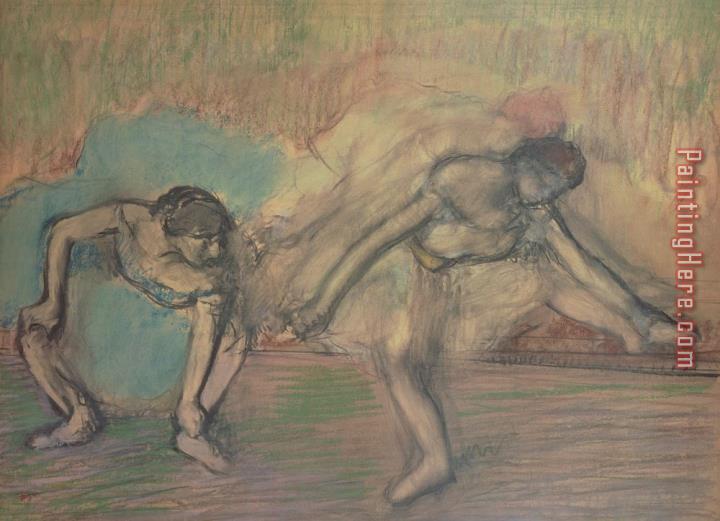 Edgar Degas Two Dancers Resting